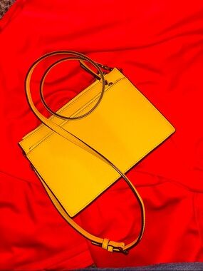 kate spade Yellow Leather Crossbody Bag